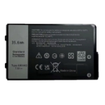 CoreParts Battery for Dell, Li-Polymer 7.6V 4685mAh / 35.6Wh