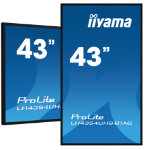 iiyama 43" 4K UHD Professional Digital Signage 24/7 display featuring Android OS, FailOver and Intel® SDM slot