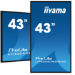 iiyama 43" 4K UHD Professional Digital Signage 24/7 display featuring Android OS, FailOver and Intel® SDM slot