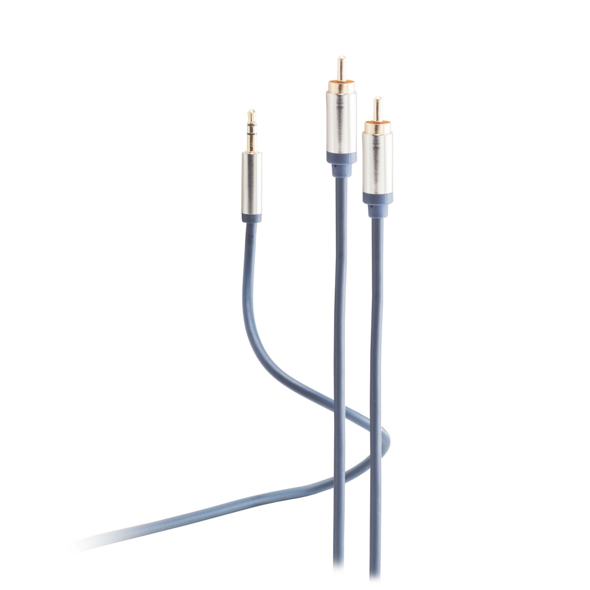EU Product - Audio Klinkenkabel 3,5mm auf 2xCinchStecker 1,5m thumbnail