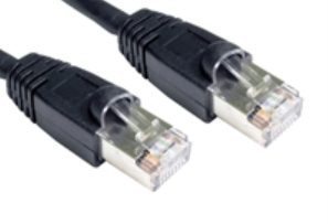 Cables Direct B6ST-703K networking cable Black 3 m Cat6 F/UTP (FTP)