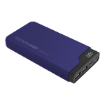 RealPower PB-15000C Navy Blue 15000 mAh Zwart, Blauw