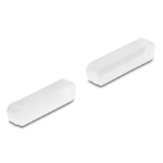 DeLOCK Dust cover for D-Sub 25 male 2 pieces transparent