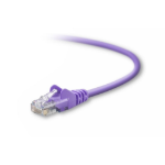 Belkin Cat5e, 10ft, 1 x RJ-45, 1 x RJ-45, Purple networking cable 118.1" (3 m)