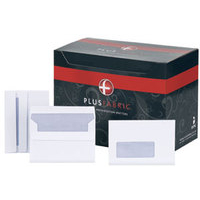 Plus Fabric C6 Envelope Wallet Window Self Seal 120gsm White (Pack of 500) F22670