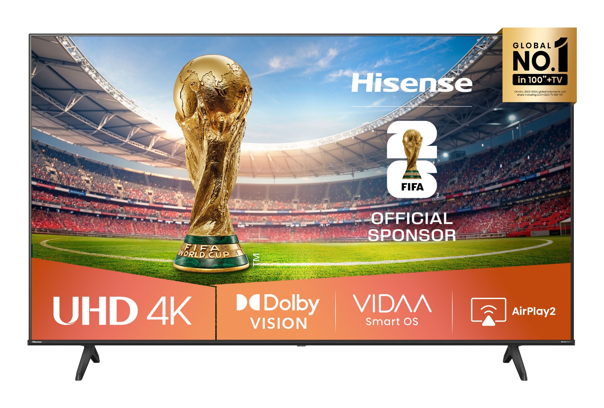 Hisense 65A6Q TV 165.1 cm (65") 4K Ultra HD Smart TV Wi-Fi Black 330 cd/mÂ²