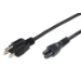 Microconnect PE110805 power cable Black 0.5 m Power plug type B C5 coupler