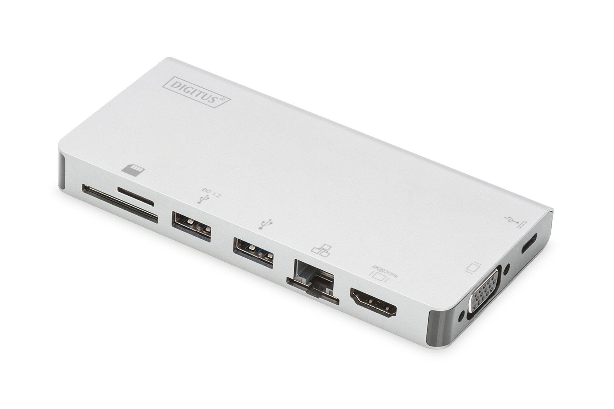 Image of Digitus USB Type-C Multiport Travel Dock, 8 Port