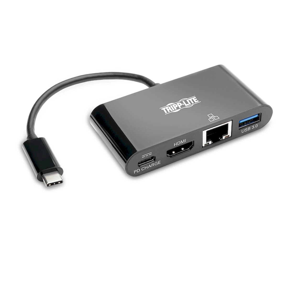 Image of Tripp Lite U444-06N-H4GUBC USB-C Multiport Adapter - 4K HDMI, USB...