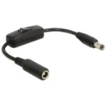 DeLOCK 0.2m, 2x DC 5.5x2.5mm Zwart 0,2 m