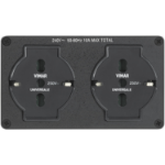 Extron AC 102 IT outlet box Type L (IT) Black