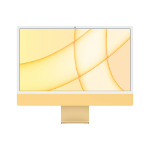 Apple iMac Apple M 61 cm (24") 4480 x 2520 pixels 8 GB 512 GB SSD All-in-One PC macOS Big Sur Wi-Fi 6 (802.11ax) Yellow