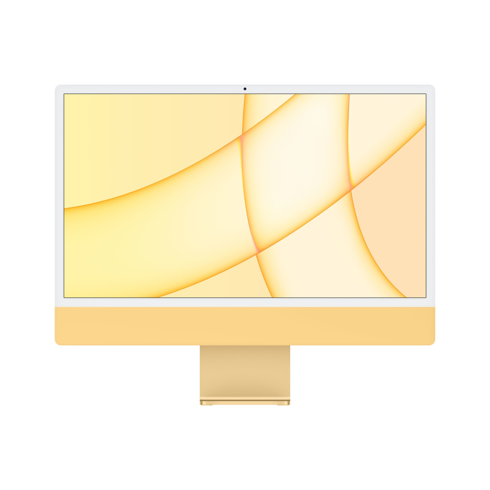 Apple iMac Apple M 61 cm (24") 4480 x 2520 pixels 8 GB 256 GB SSD All-in-One PC macOS Big Sur Wi-Fi 6 (802.11ax) Yellow