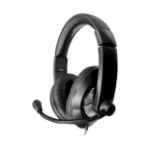 HamiltonBuhl Smart-Trek Headset Wired Head-band Calls/Music Black, Silver