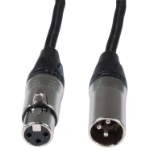 Citronic 190.265UK audio cable 0.5 m XLR (3-pin) XLR Black