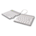 R-Go Tools Ergonomic keyboard R-Go Split Break with break software, ergonomic split keyboard, AZERTY (FR), Bluetooth, white
