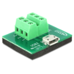 DeLOCK 65517 cable gender changer Micro USB 6p Black, Green