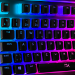 HyperX Pudding Keycaps - Full Key Set - ABS - Black (NO Layout) Tangentbordsknapp