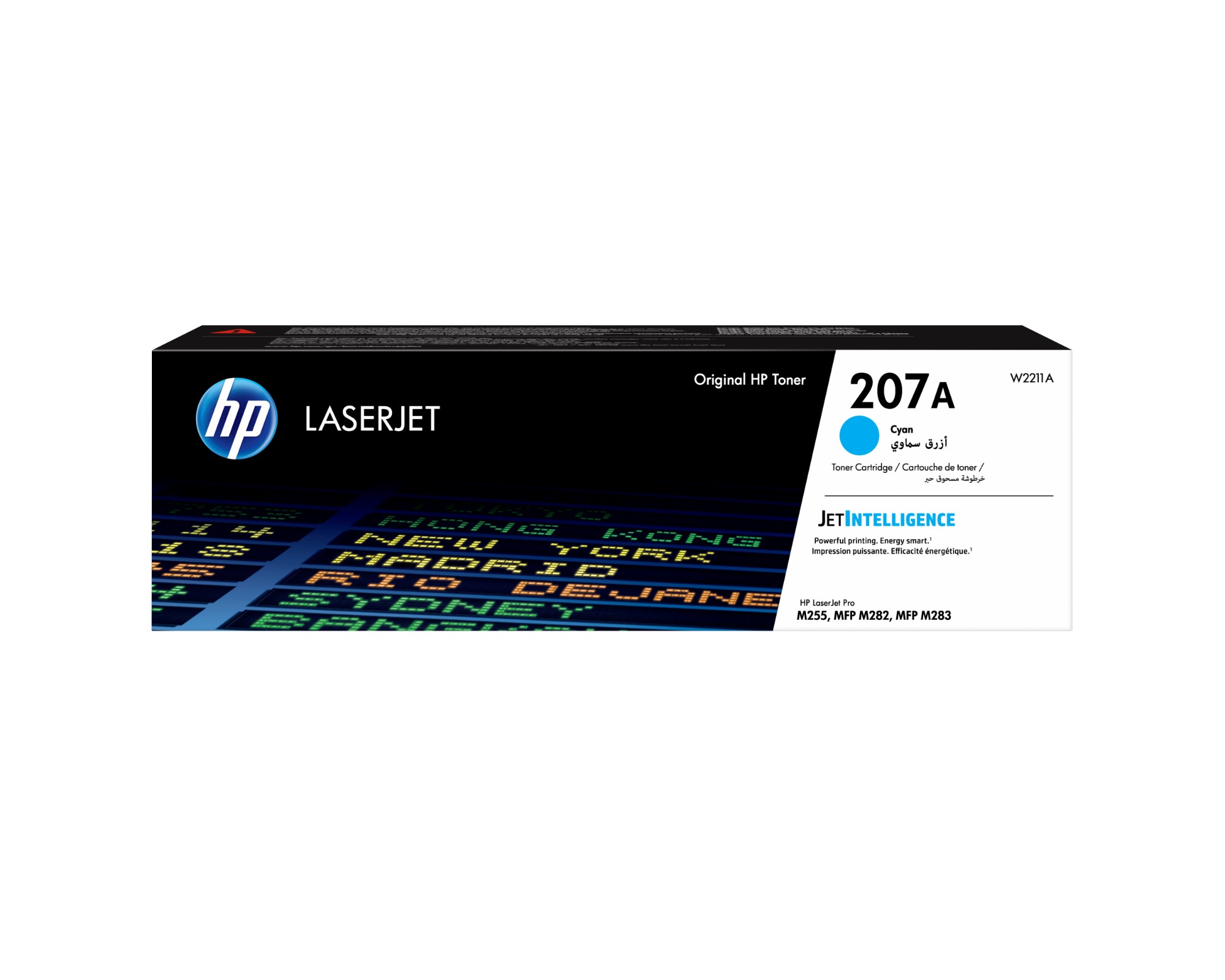 HP W2211A/207A Toner cartridge cyan, 1.25K pages ISO/IEC 19752 for HP M 283