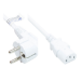 Alcasa P0130-W150 power cable White 15 m CEE7/7 C13 coupler