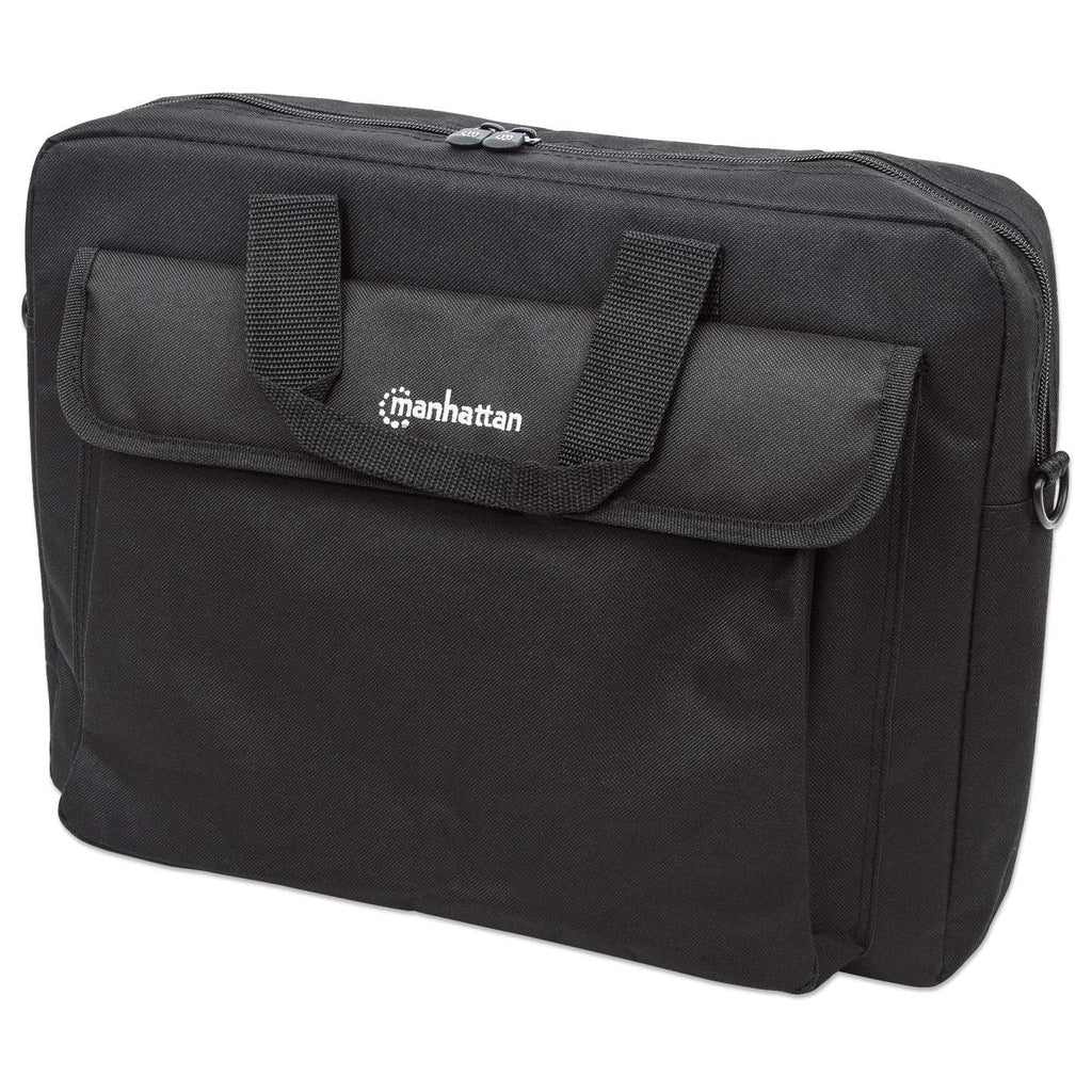 Image of Manhattan London Laptop Bag 15.6", Top Loader, Black, LOW COST,...