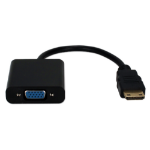 QVS XHDVC-MF video cable adapter 3.94" (0.1 m) Black