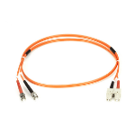 Black Box ST/SC, 50/125, 3m InfiniBand/fibre optic cable 118.1" (3 m) Orange