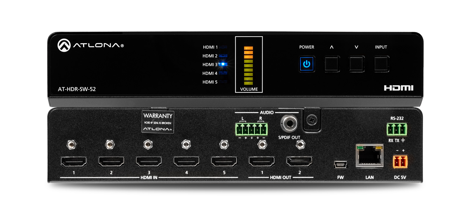 Atlona AT-HDR-SW-52 matrix switcher 18.06 W