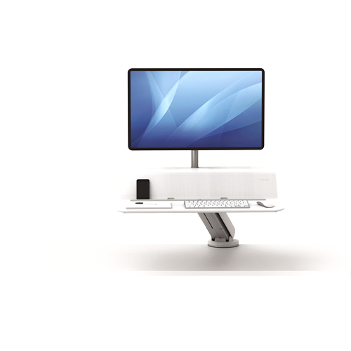 Fellowes Lotus RT Sit-Stand Workstation  Single White