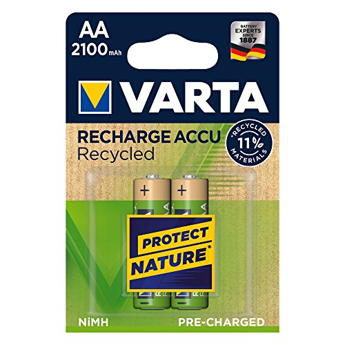 56816101402 VARTA Recharge Accu Recycled 56816 - Batterie 2 x AA-Typ - NiMH - (wiederaufladbar)