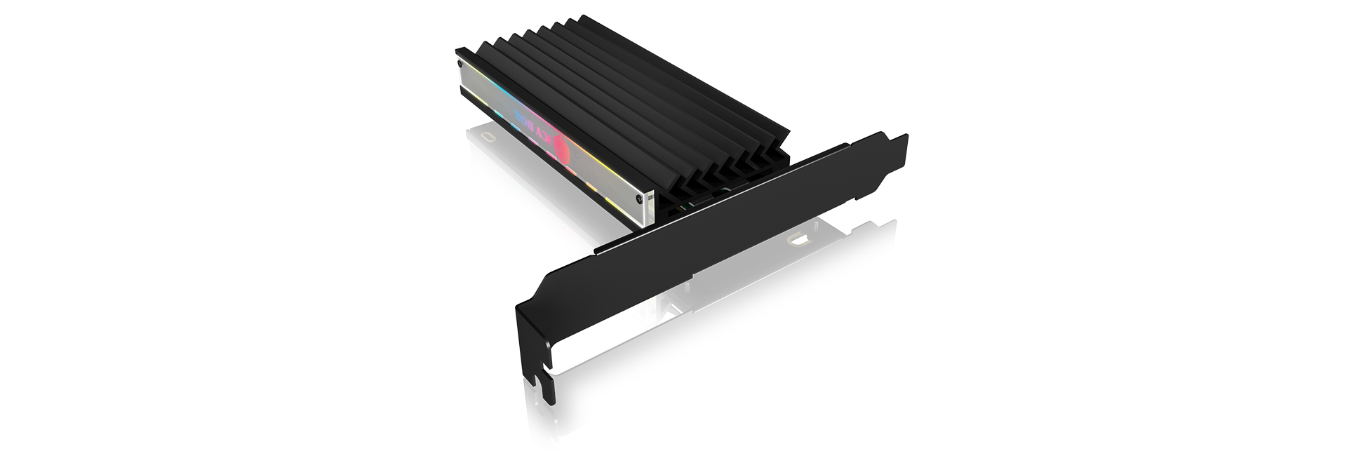 ICY BOX IB-PCI224M2-ARGB interface cards/adapter Internal M.2