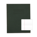 Rhino 8 x 6.5 Exercise Book 48 Page Dark Green F8M (Pack of 10)