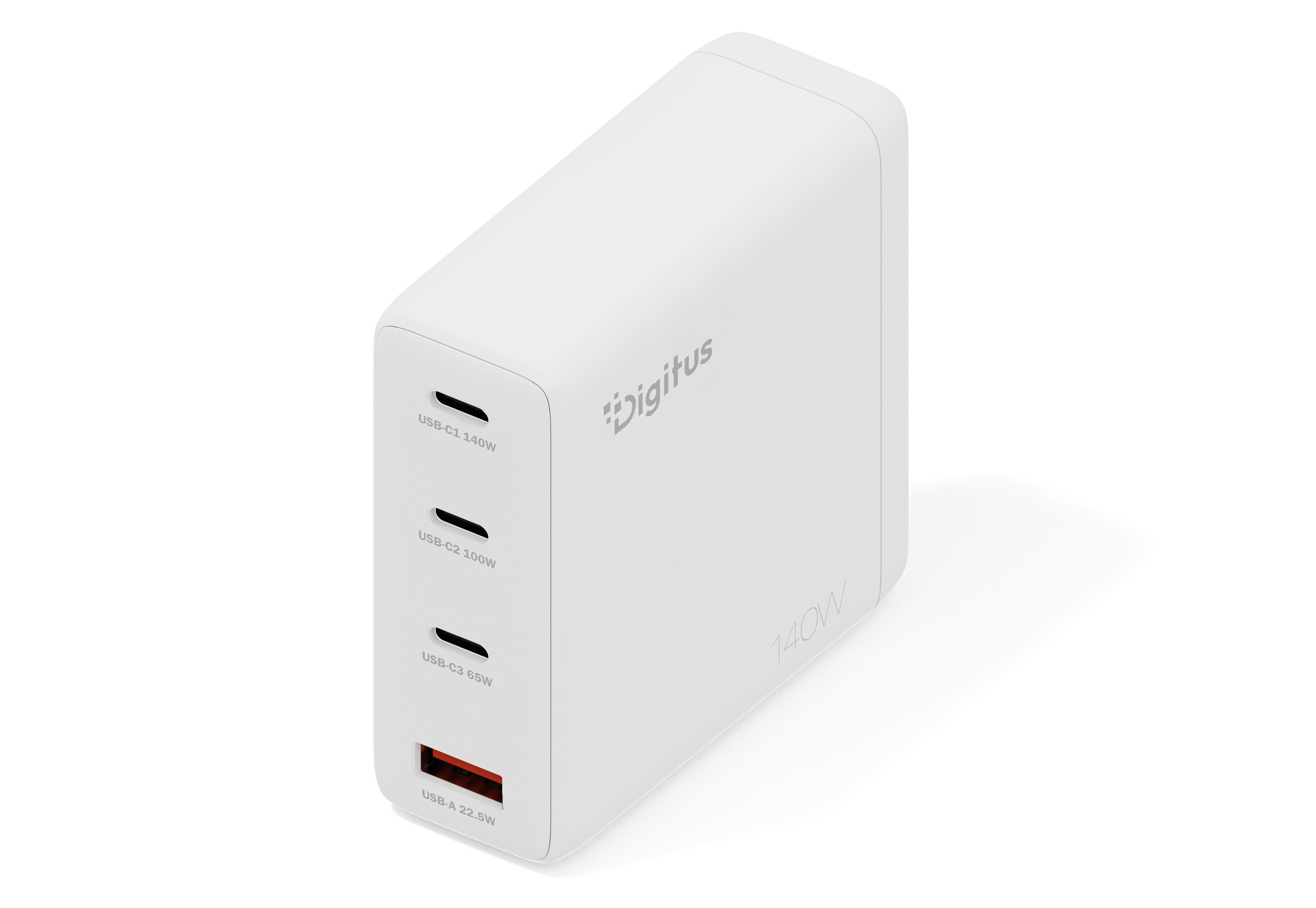 Digitus USB GaN Charger 140W, 3x USB-C, 1x USB-A