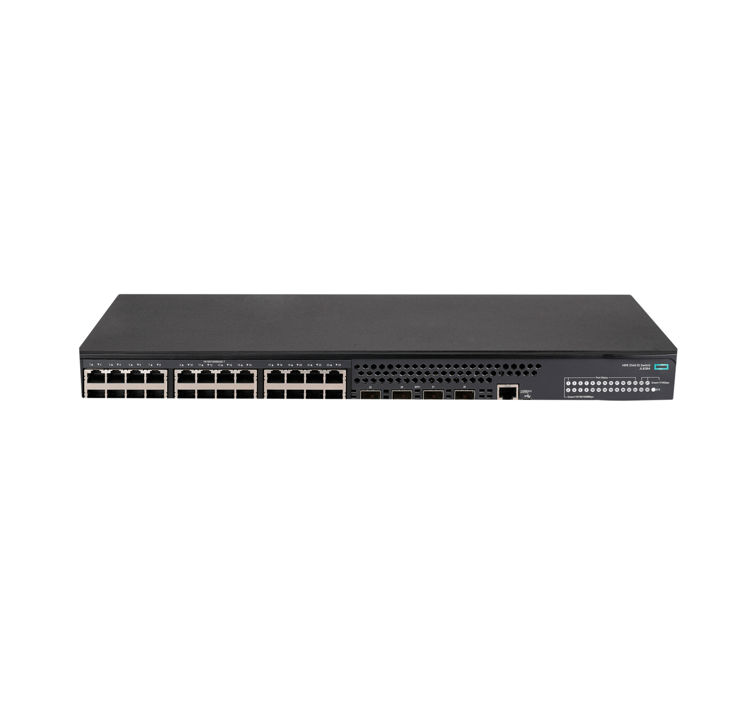 Image of Hewlett Packard Enterprise FlexNetwork 5140 24G 4SFP+ EI Managed...