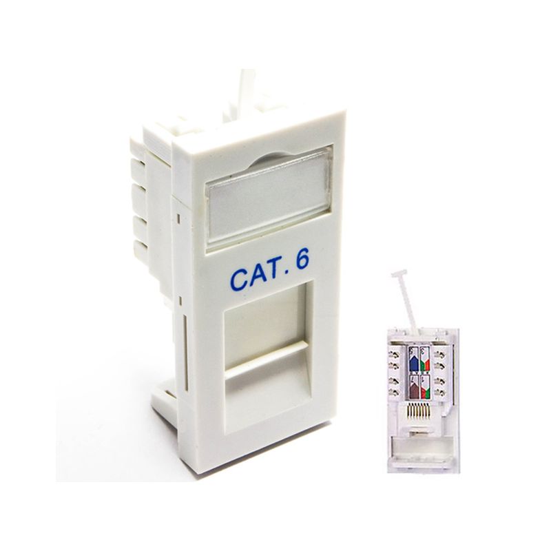 Image of FDL RJ45 CAT.6 UTP LOW PROFILE IDC MODULE