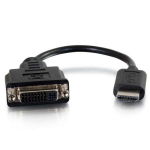 C2G 80502 video cable adapter 0.2 m HDMI DVI-D Black