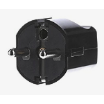 Bachmann 910.170 electrical power plug Type F Black