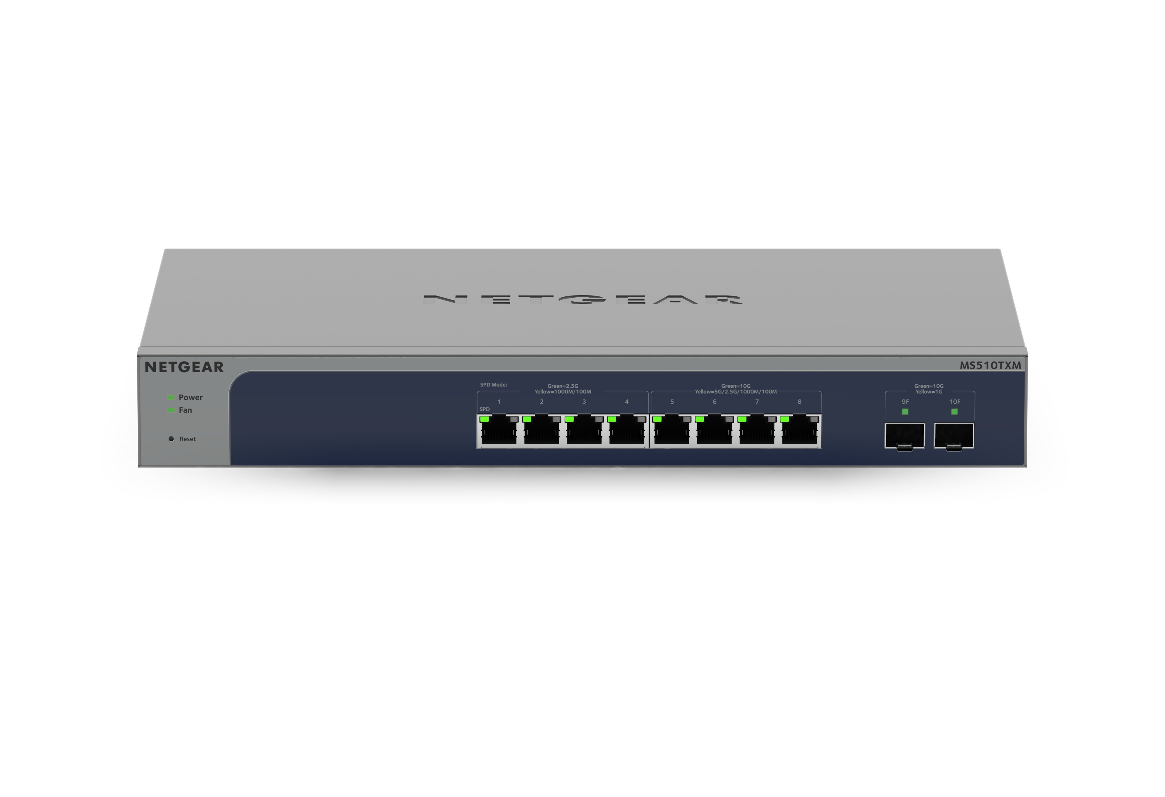 Image of NETGEAR 8-Port Multi-Gigabit/10g Ethernet Smart Managed Pro Switch...