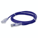 AddOn Networks ADD-1FSLCAT6A-PE networking cable Purple 11.8" (0.3 m) Cat6a U/UTP (UTP)