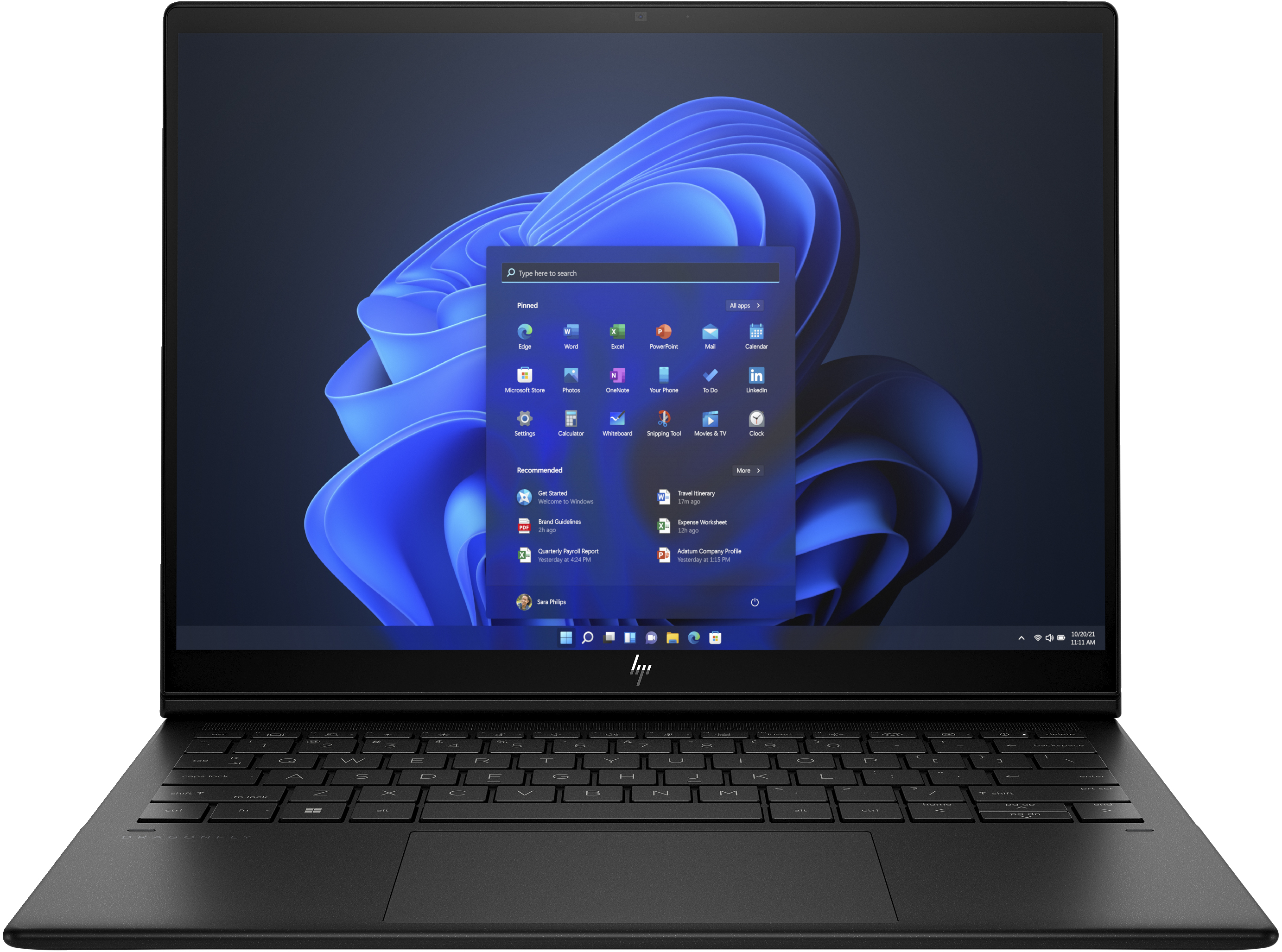Image of HP Folio Dragonfly G3 Laptop 34.3 cm (13.5") Touchscreen WUXGA+...