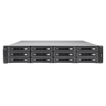 QNAP TES-1885U NAS Rack (2U) Intel® Xeon® D D-1521 32 GB DDR4 QNAP Turbo System Aluminum, Black