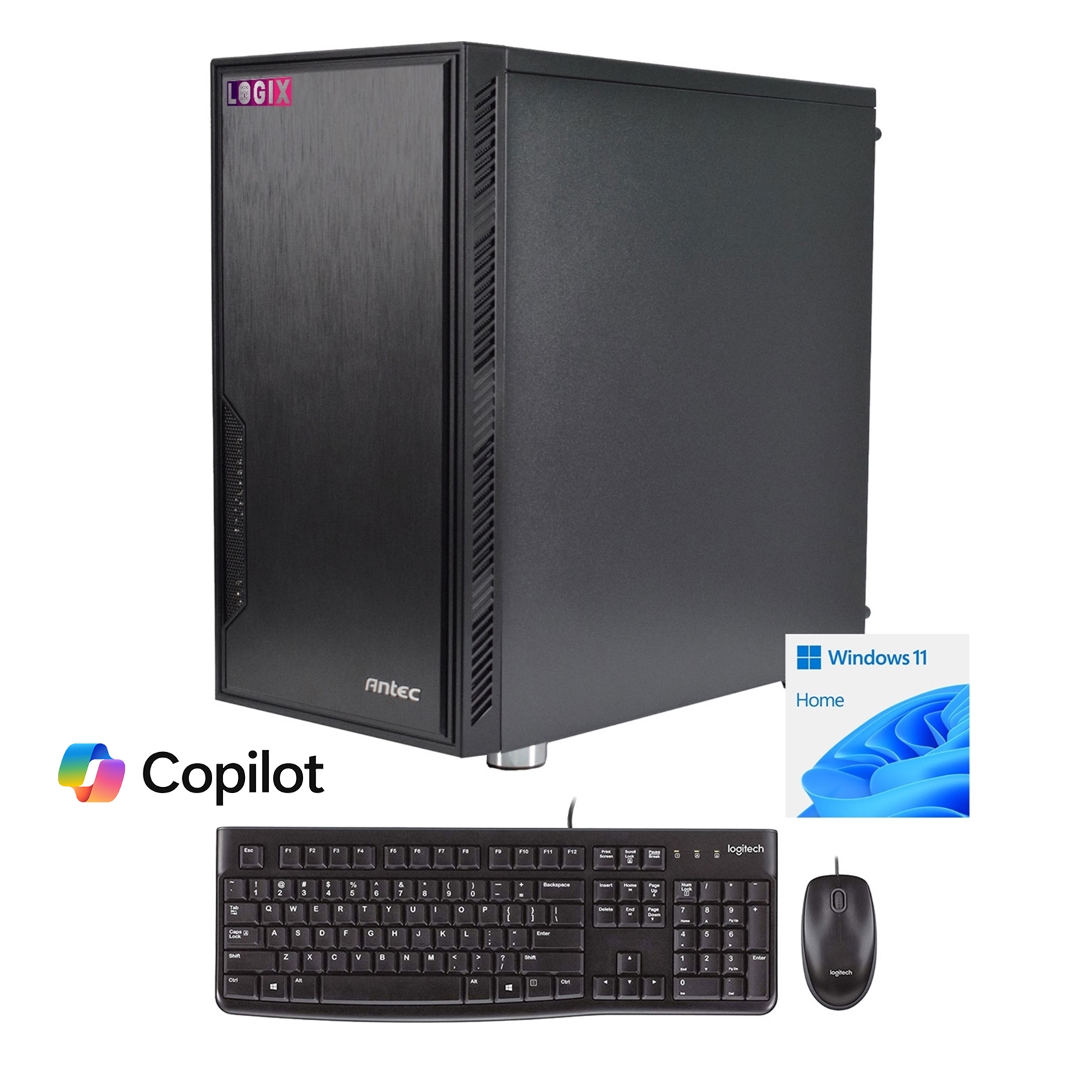 Image of LOGIX 12th Gen Intel Core i3 4.30GHz Wired/ Wireless Family...