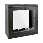 Tripp Lite SRW12U13G SmartRack 12U Very Low-Profile Patch-Depth Wall-Mount Small Rack Enclosure, Clear Acrylic Window