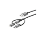 j5create JMLC11 USB cable 1 m USB A Micro-USB B Black