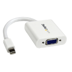 StarTech.com MDP2VGAW video cable adapter 5.12" (0.13 m) Mini DisplayPort VGA (D-Sub) White