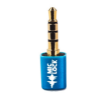Mic-Lock Mini 3.5mm Microphone Blocker - Blue