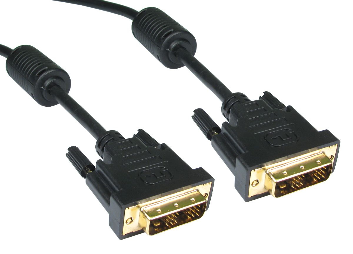Cables Direct CDL-DV06-1M DVI cable DVI-D Black