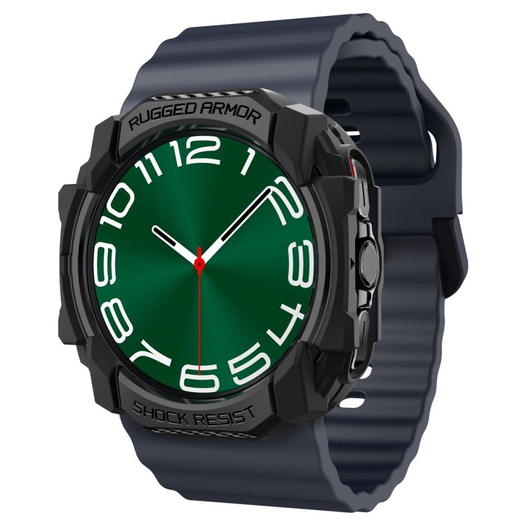 EU Product - Rugged Armor Case for Samsung Galaxy Watch Ultra 47mm - Black thumbnail