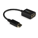 StarTech.com DP2VGA2 video cable adapter 8.86" (0.225 m) DisplayPort VGA (D-Sub) Black