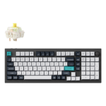 Keychron Q5 Max keyboard Universal USB + RF Wireless + Bluetooth QWERTY UK English Black, White